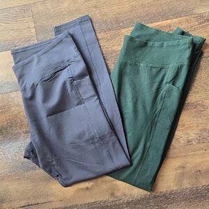 Lot Of 2 Pact 100% Organic Cotton Pocket Leggings